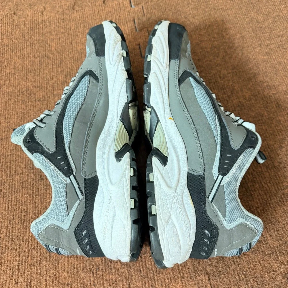 Skechers Sport Energy After Burn Mens‎ 11.5 Charcoal Black Sneaker 51286 CCBK B+